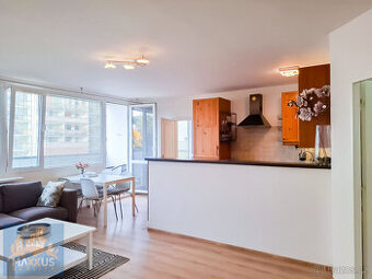 Pronájem světlého bytu 4+kk (91,4 m2) se třemi lodžiemi  - P