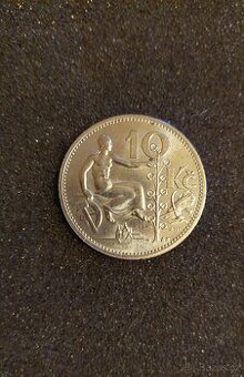 Stříbrná mince 10Kč, r. 1932 - 1