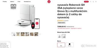 Robotický vysavač Roborock QV 35A