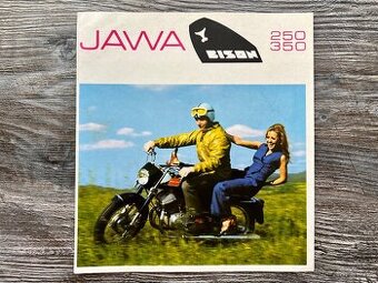 Prospekt Jawa 250 / 350 BISON ( 197X ) Mototechna