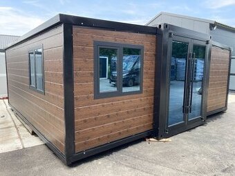 Mobilní dům, včetně koupelny, wc, kuchyňské linky