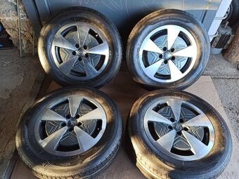 Prodám Alu kola 5x112 R17 8J 235/60 106W letní pneu