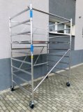 Pojízdné hliníkové lešení. AL 135 s nástavbou - ZESÍLENÉ