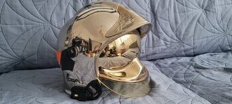 09. Hasičská zásahová prilba CGF Gallet strieborná