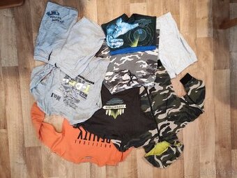 Set 9 ks vel. 146/152- mikiny, trička, šortky, plavky