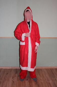 Santa plášť a kalhoty