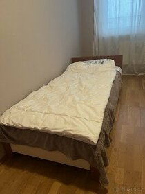 jednoluzkova postel + matrace - 1