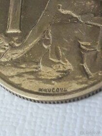 Stará mince 1 Kčs r. 1957