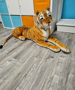 Tygr plyšový, délka 118 cm