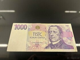 Bankovka 1000 Kč vzor 1996 série  E71 - 1