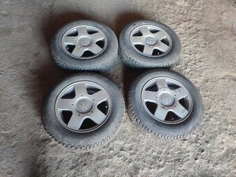 ALU Kola 5x100 vw 195/65 R15 zimní pneu