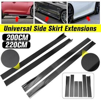Univerzální boční lišty na prahy (splittery) 220 cm