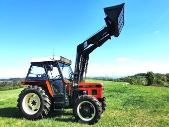 ZETOR 7245 S ČELNÍM NAKLADAČEM QUICKE 330