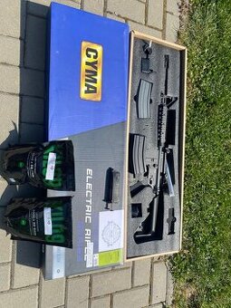 Airsoft CM.007 M4 RIS celokov BLUE Edition CYMA