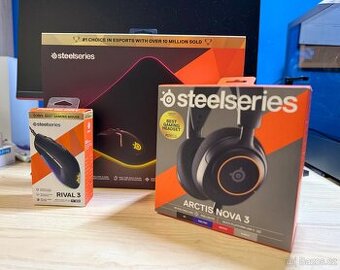 Herní set SteelSeries + mech. klávesnice
