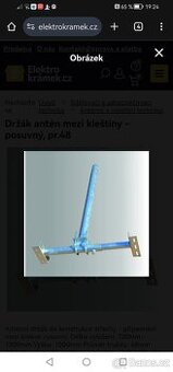 Držák antén mezi kleštiny - 1