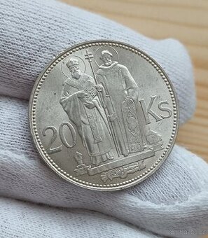 20ks 1941 Cyril a Metoděj Slovenský Štát top kus