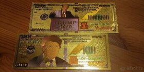 24K pozl. bankovky TRUMP 2020 - investice - 1
