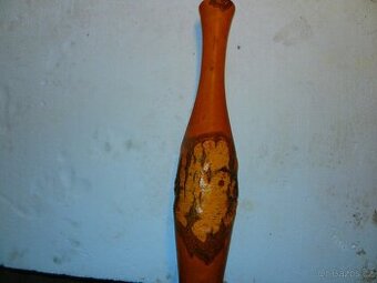 dřevěná váza bříza v. 70 cm