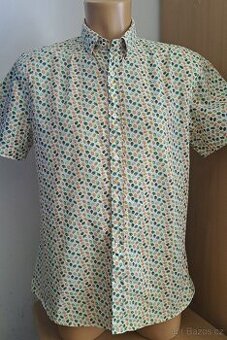 Pánská slim vzorovaná košile Zara/L-M/2x55cm