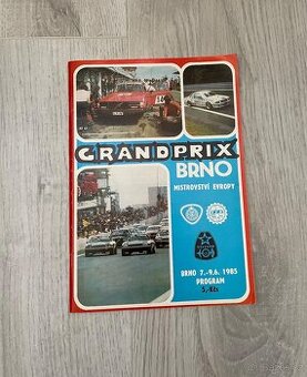 Grand Prix Brno 1985 program
