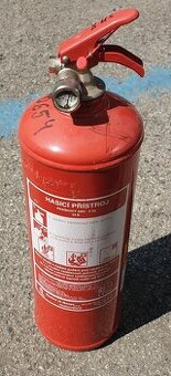 3 kusy - hasicí přístroj - práškový 2kg