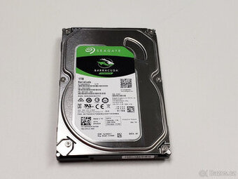 HDD Seagate BarraCuda 3,5" - 1TB, 7200 ot.min / SATA III