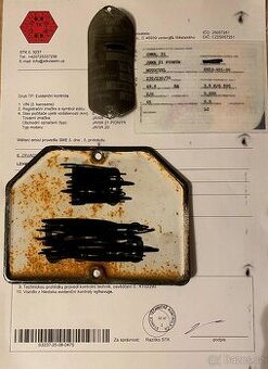 Jawa 50 typ 21 sport rám s TP a původní malou spz