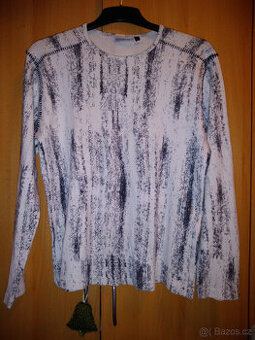 Pánské černobílé triko - vel. XL, Clockhouse