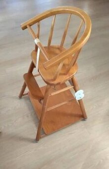 Dětská židle dřevěná, jídelní, klasická