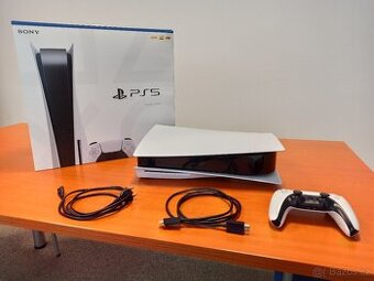 PlayStation 5 s mechanikou, vánoční dárek.