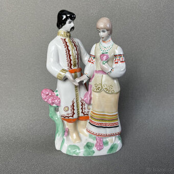 Sousoší Zamilovaný pár 25 cm, Polonne USSR