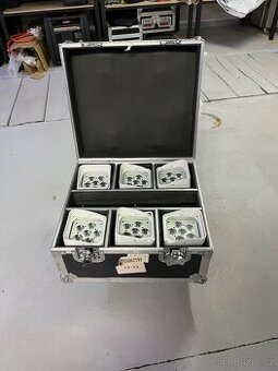 💡 Battery PAR LED 6×18W RGBAW+UV vč. case – na prodej 💡