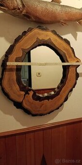 Zrcadlo masiv ořech
