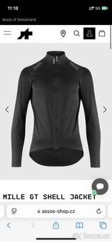 ASSOS MILLE GT SHELL JACKET S11 Velikost L