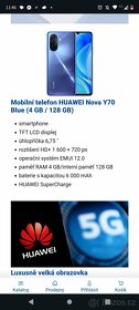 Huawei Nova Y70 Crystal Blue
