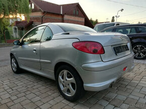 pěkný benzínový Peugeot 206 cc cabrio 1.6 80kW 184000km