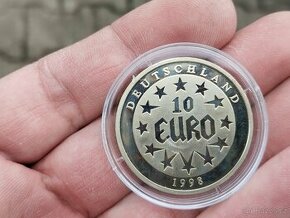 Pamětní mince 10euro za 450+40 přeprava