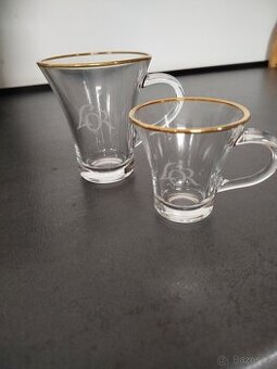 NOVÉ Skleničky na kávu zn.L'or - lungo 6ks