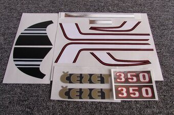 ČZ 350 472.6 sada samolepky