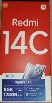 Xiaomi Redmi 14C 8/128, NEROZBALENÝ, záruka 24 měs., doklad