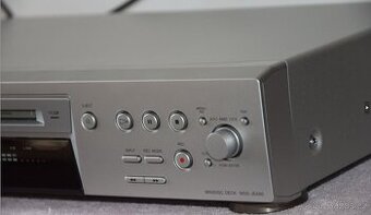 Minidisc deck SONY MDS-JE480, manuál + 10x MD, dálkové ovl