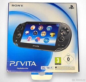 PS Vita 1000 OLED (3G + Wi-Fi) – kompletní, perfektní stav