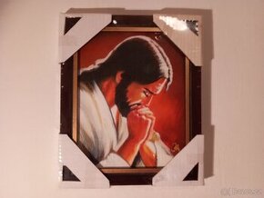 Olejomalba na plátně - zdobený rám 310x260mm - 30 -