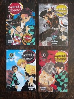 Zabiják démonů 1, 2, 3, 4 - manga