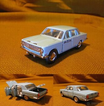 MODEL TAXI VOLGA GAZ 24 kovový model 1:43 SSSR