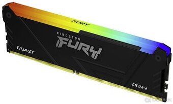 Kingston FURY 16GB DDR4 Beast RGB + pasivní chladič