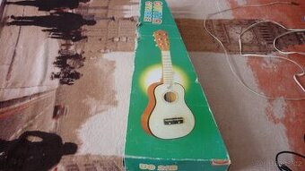 KYTARA DĚTSKÁ 53,5 CM DÉLKA + ORIGINÁLNÍ KRABICE - FUNKČNÍ