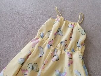 Šaty motýl na ramínka H&M vel.134
