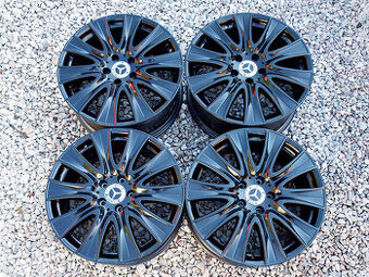 18" Alu kola = 5x112 = MERCEDES S-CLASS = W222 - ČERNÉ